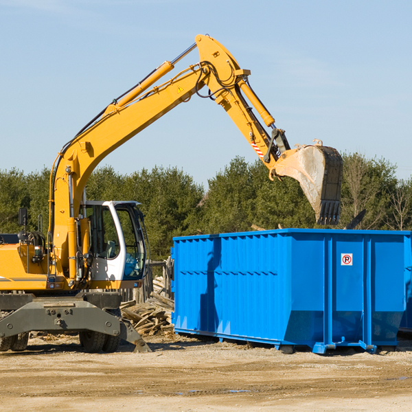 is there a minimum or maximum amount of waste i can put in a residential dumpster in Indian Springs TX